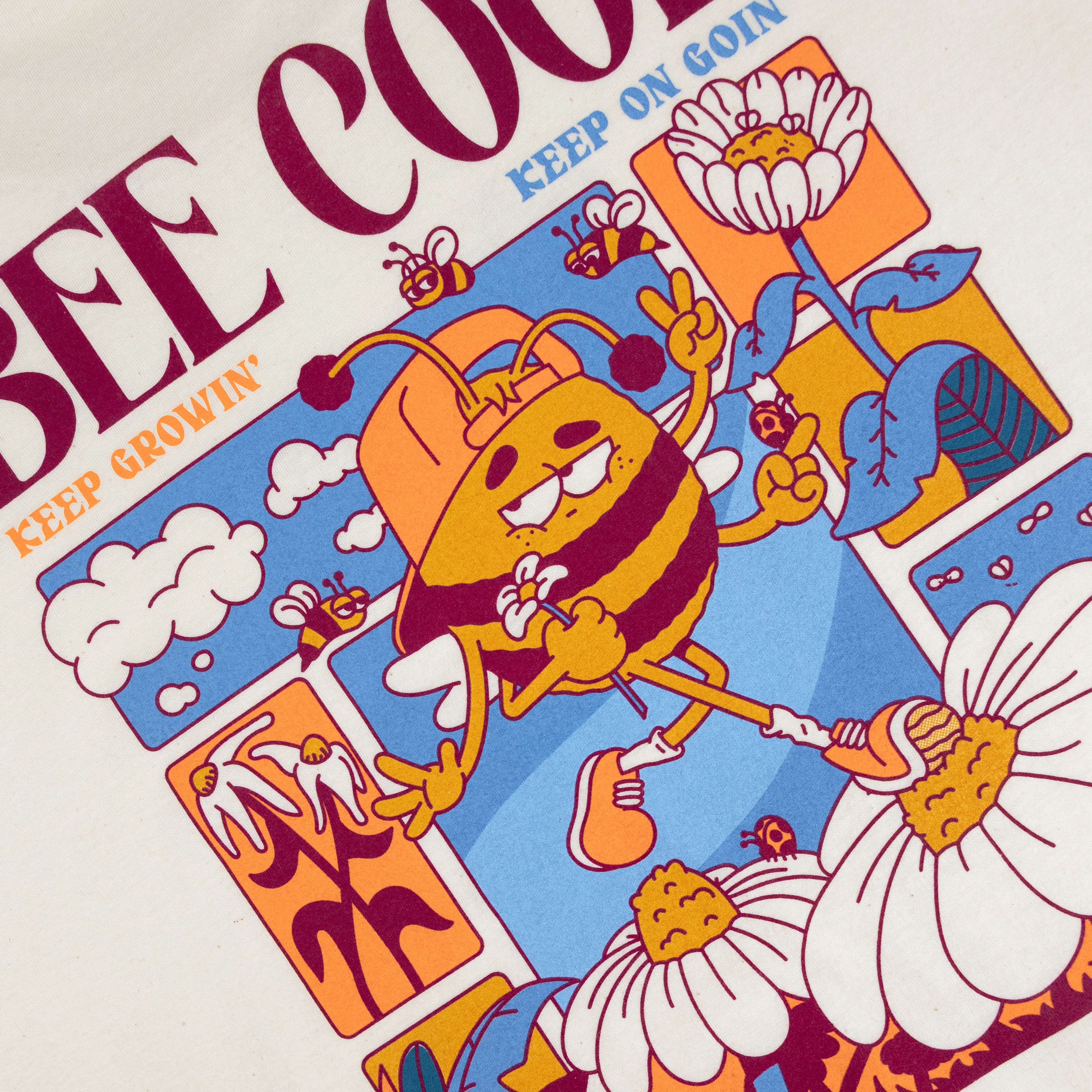 Bee Cool Cropped Tee - Image 6