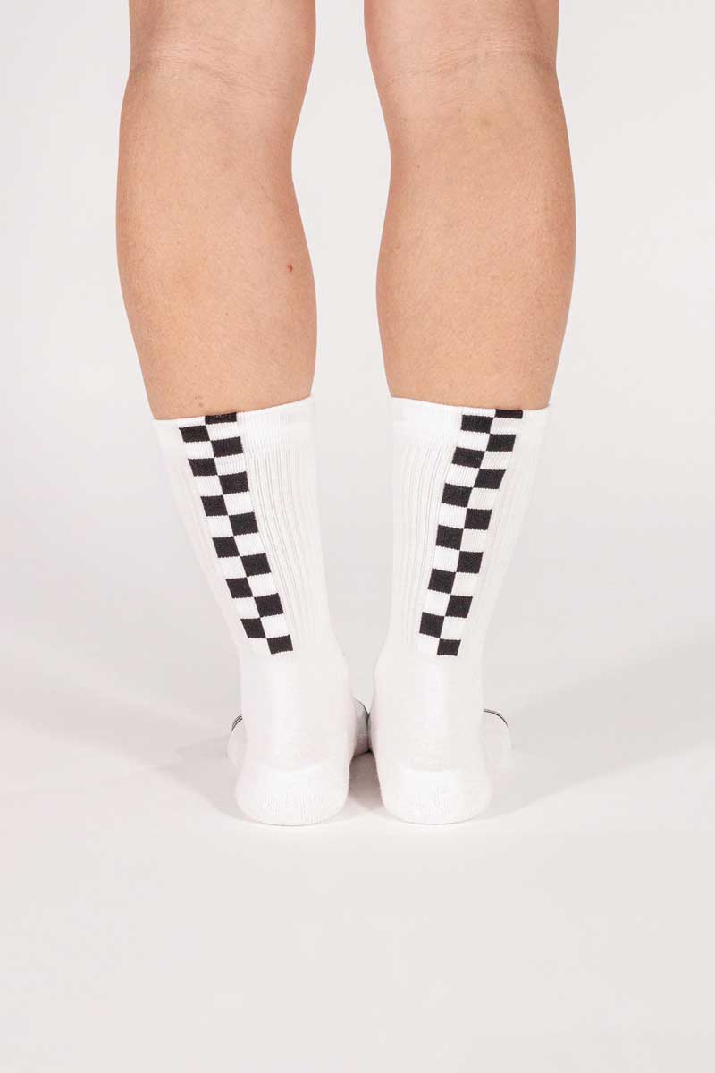 Socks Damero Blanco Negro - Image 2