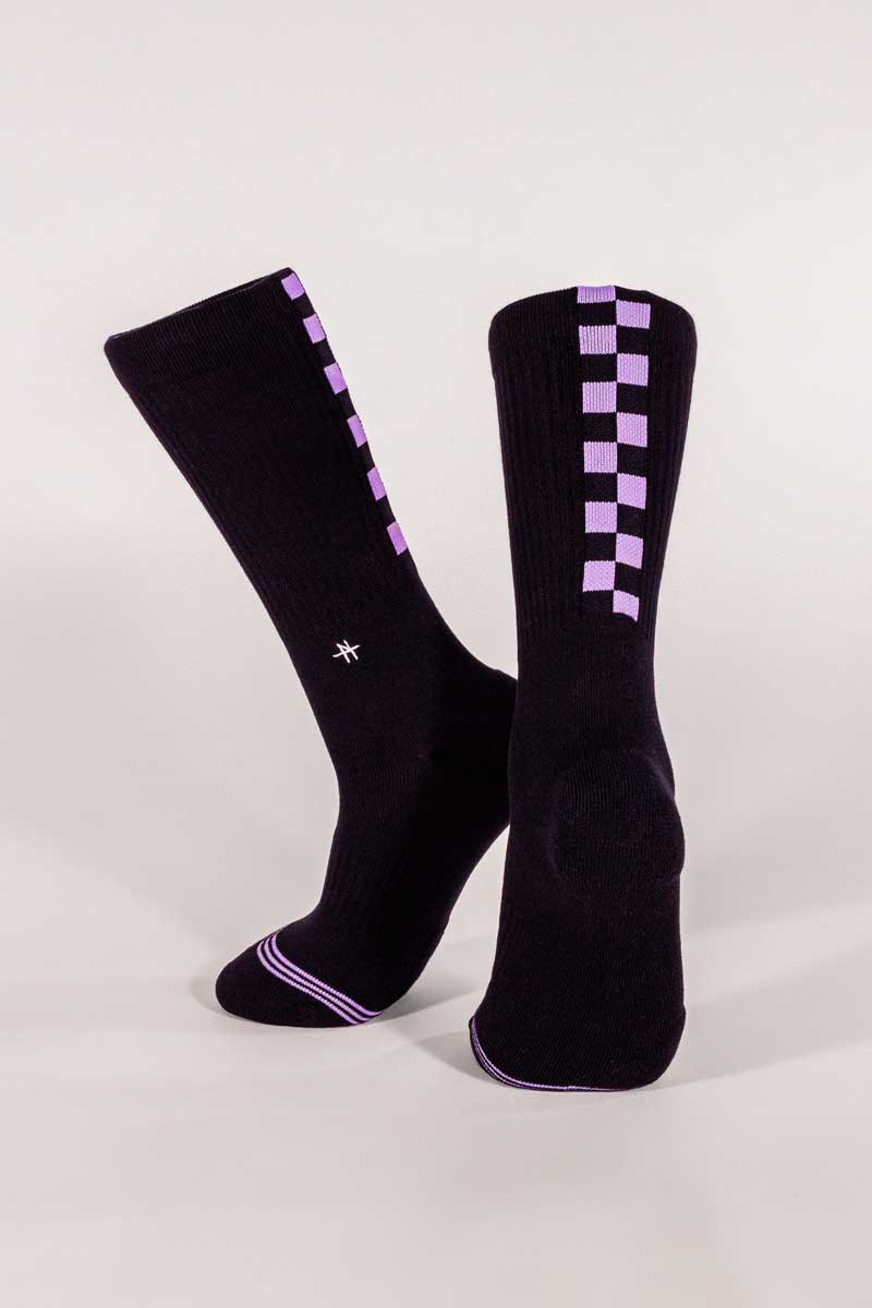 Socks Damero Morado - Image 2