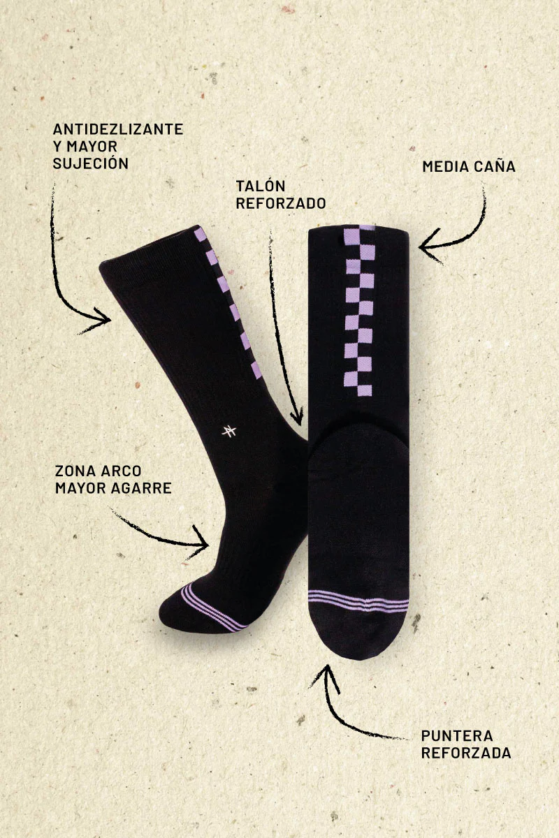 Socks Damero Morado - Image 4