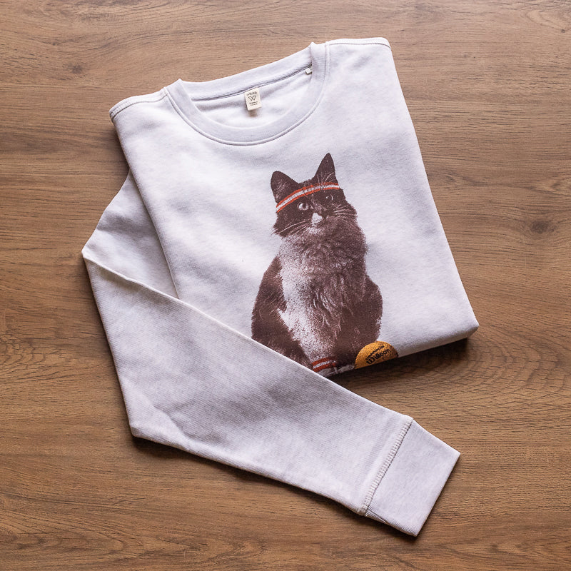 Cat Tennis Sweatshirt - Image 3