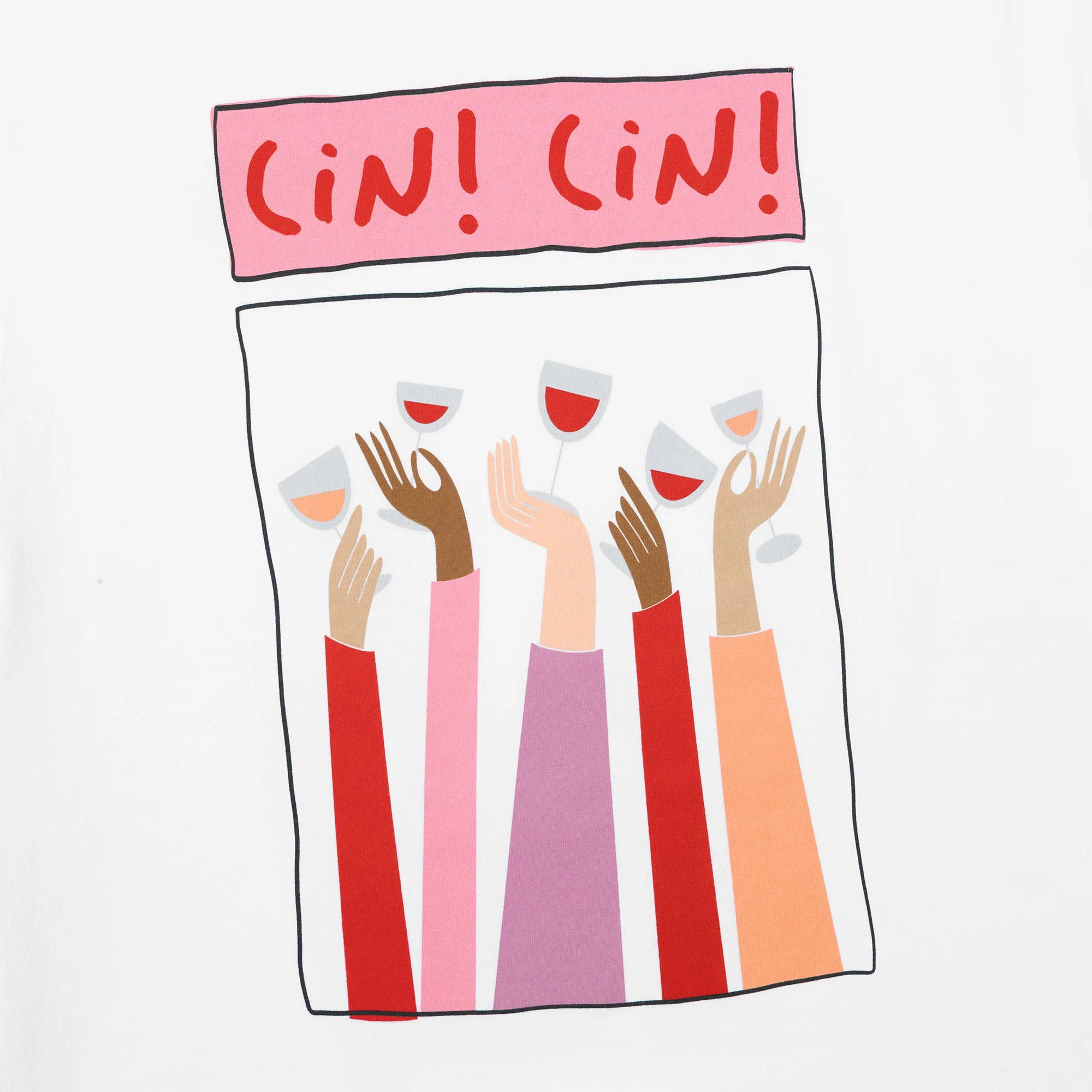 Cin Cin Wine Relaxed Fit - Image 3