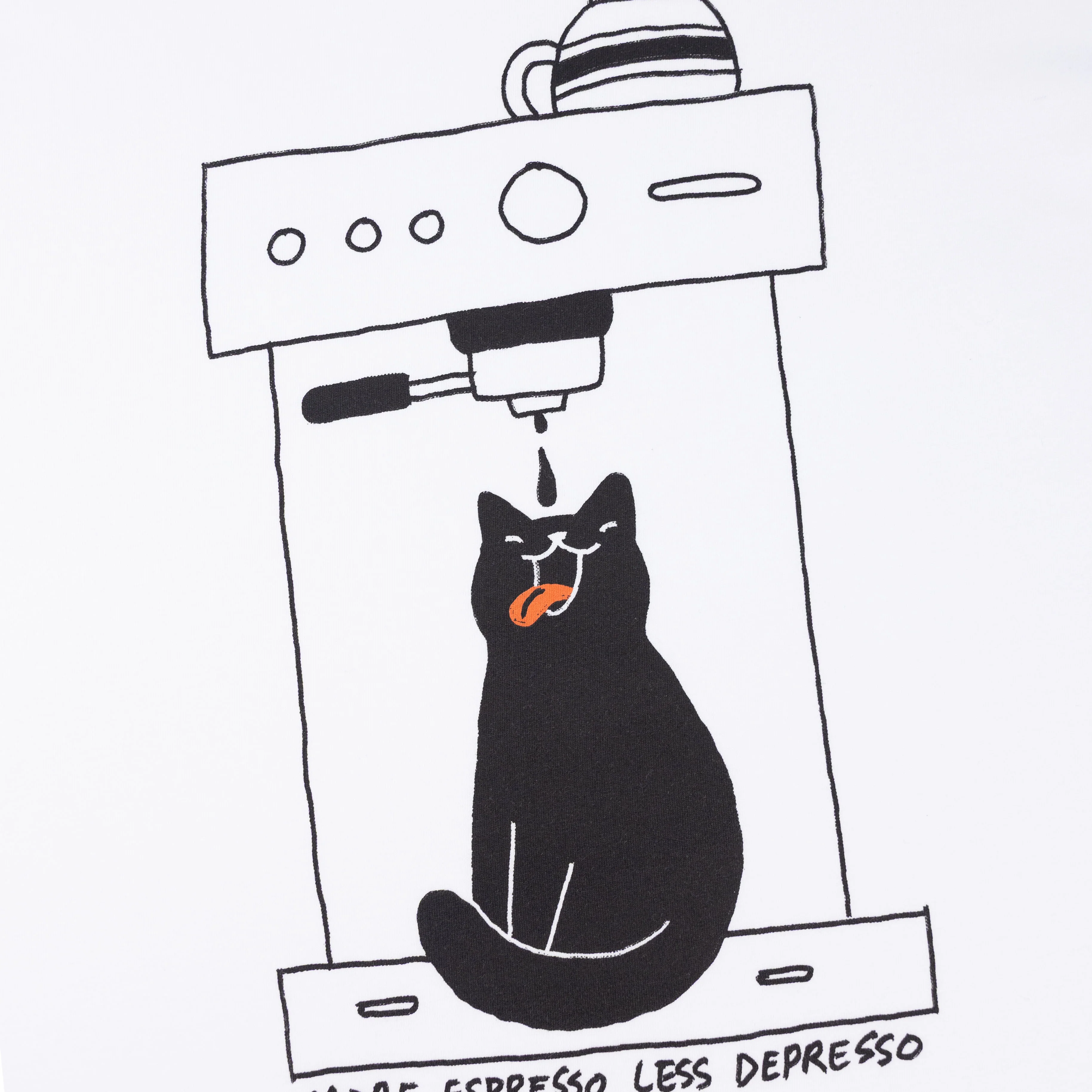 Coffee cat club Cropped Tee - Image 3