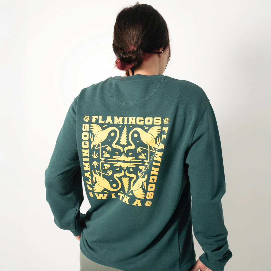 Flamingos Sweatshirt Lite - Image 3