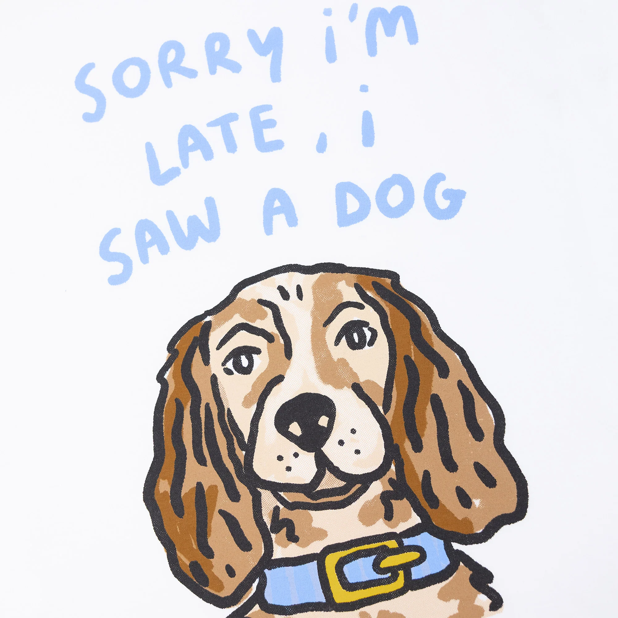 I saw a dog Cropped Tee - Image 4