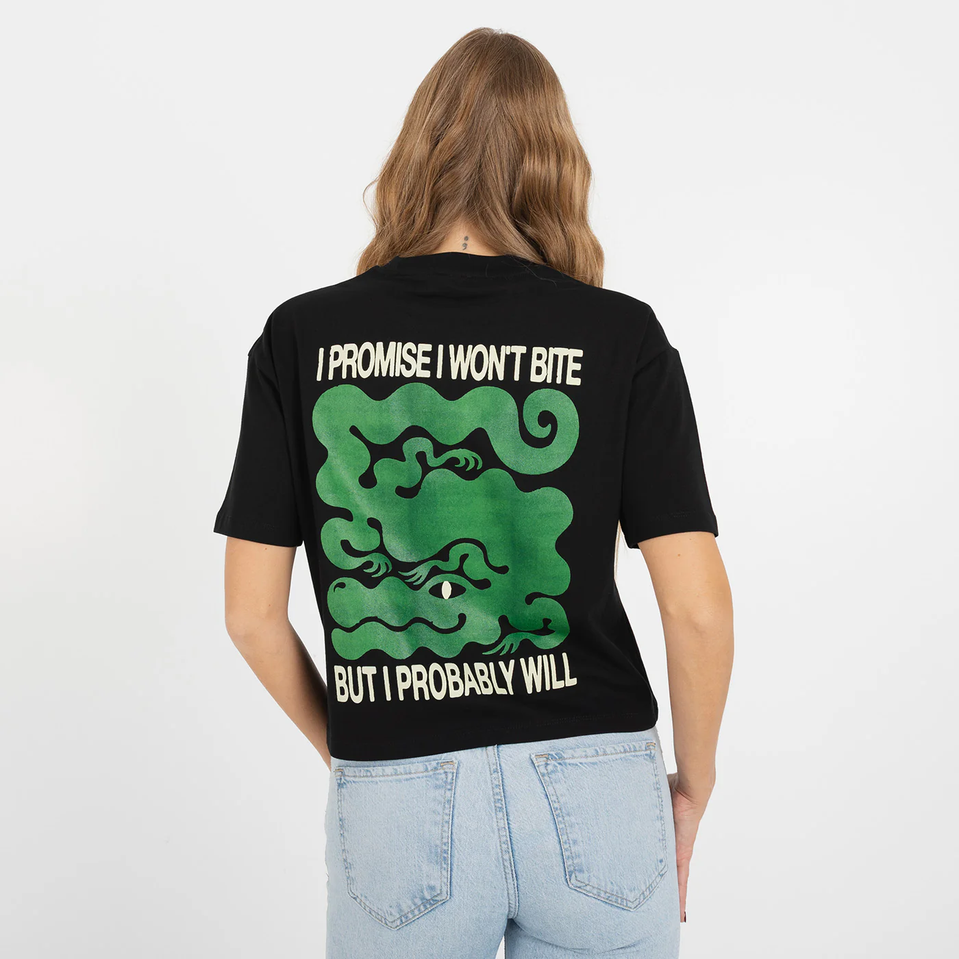 I Won't Bite Cropped Tee - Image 4