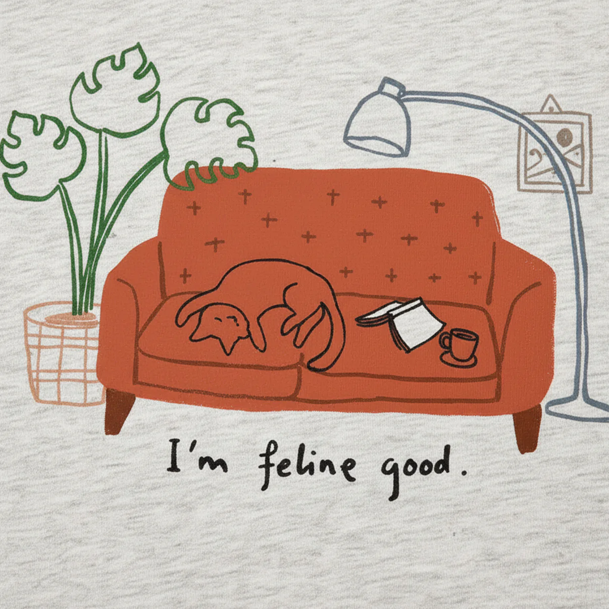 Im Feline Good Cropped Tee - Image 3