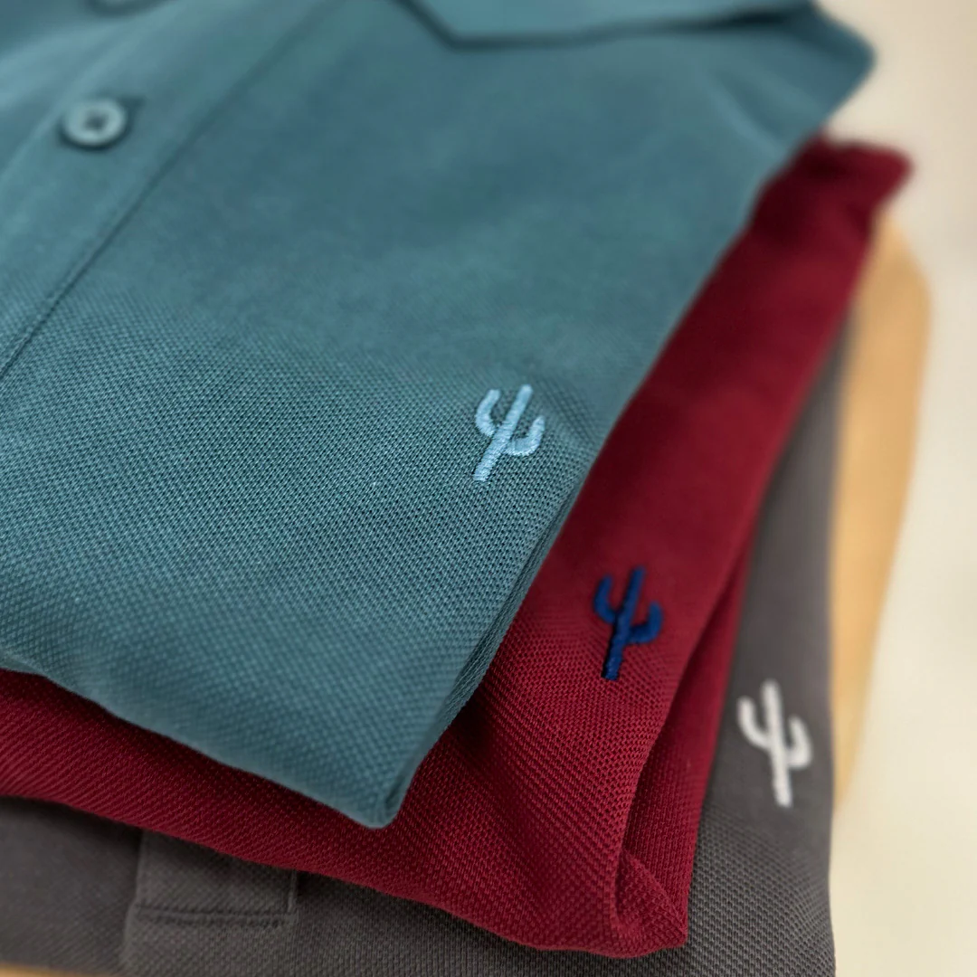 Long Sleeve Polo Cactus - Image 5