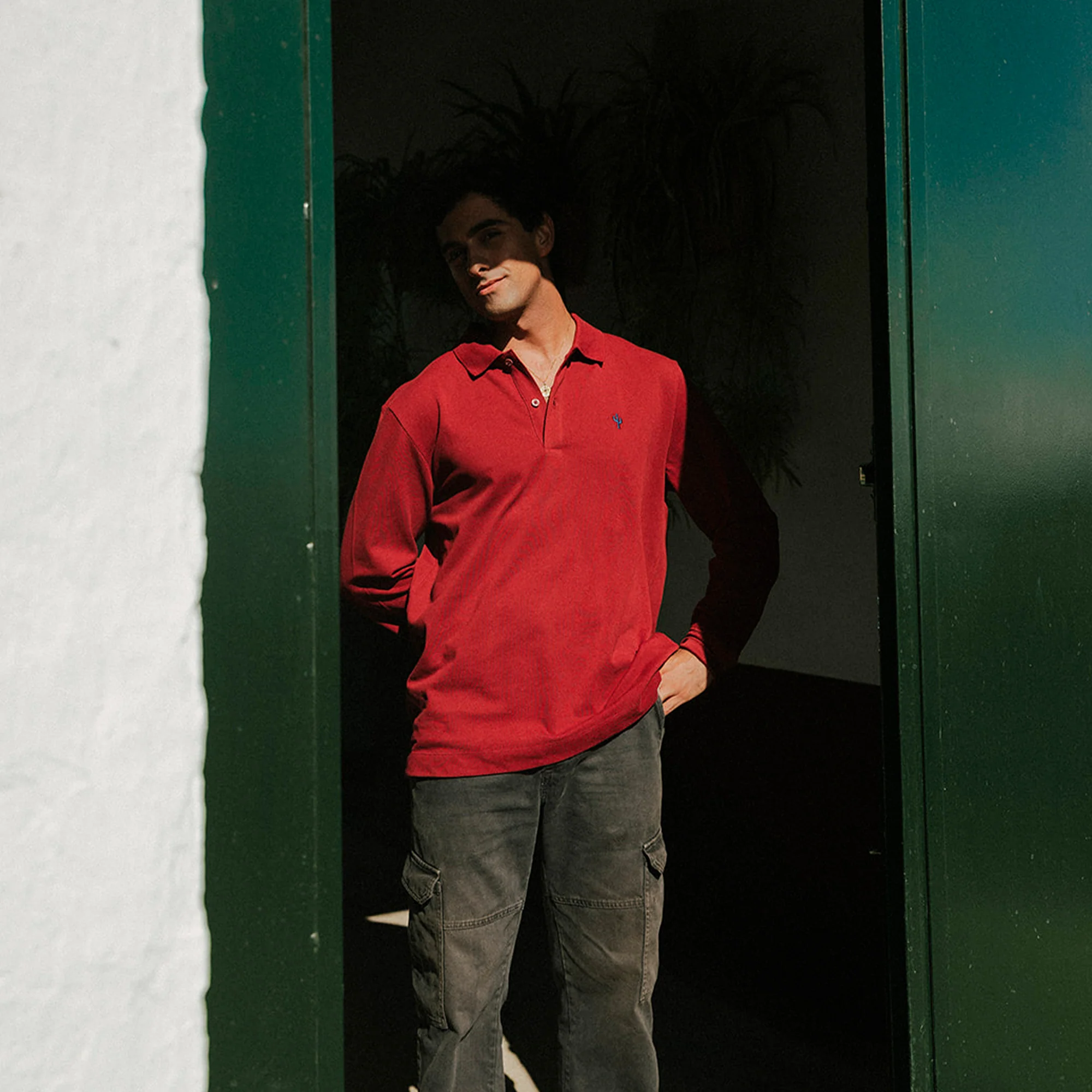 Long Sleeve Polo Cactus - Image 9