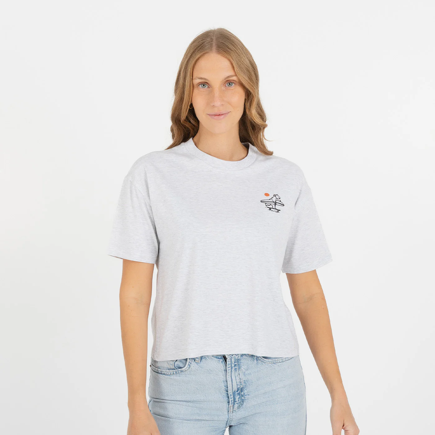 Rolling through the week Cropped Tee - Image 4