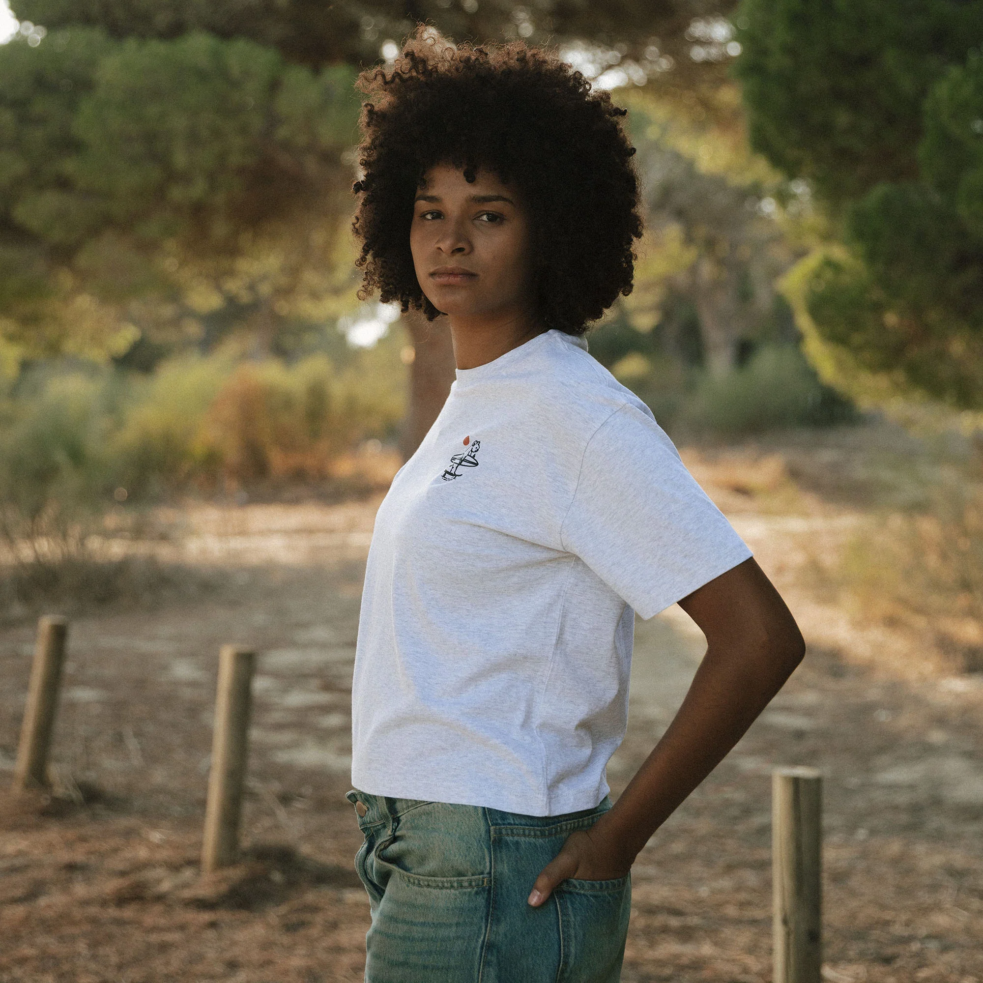 Rolling through the week Cropped Tee - Image 7