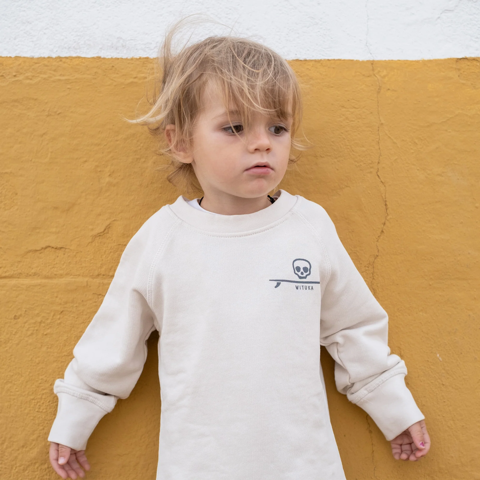 Skull & Surfboard Sweatshirt KIDS - Image 3