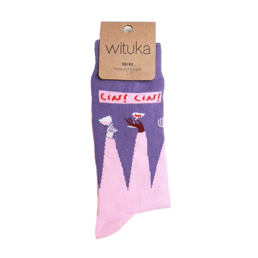 Socks Cin Cin Wine - Image 4
