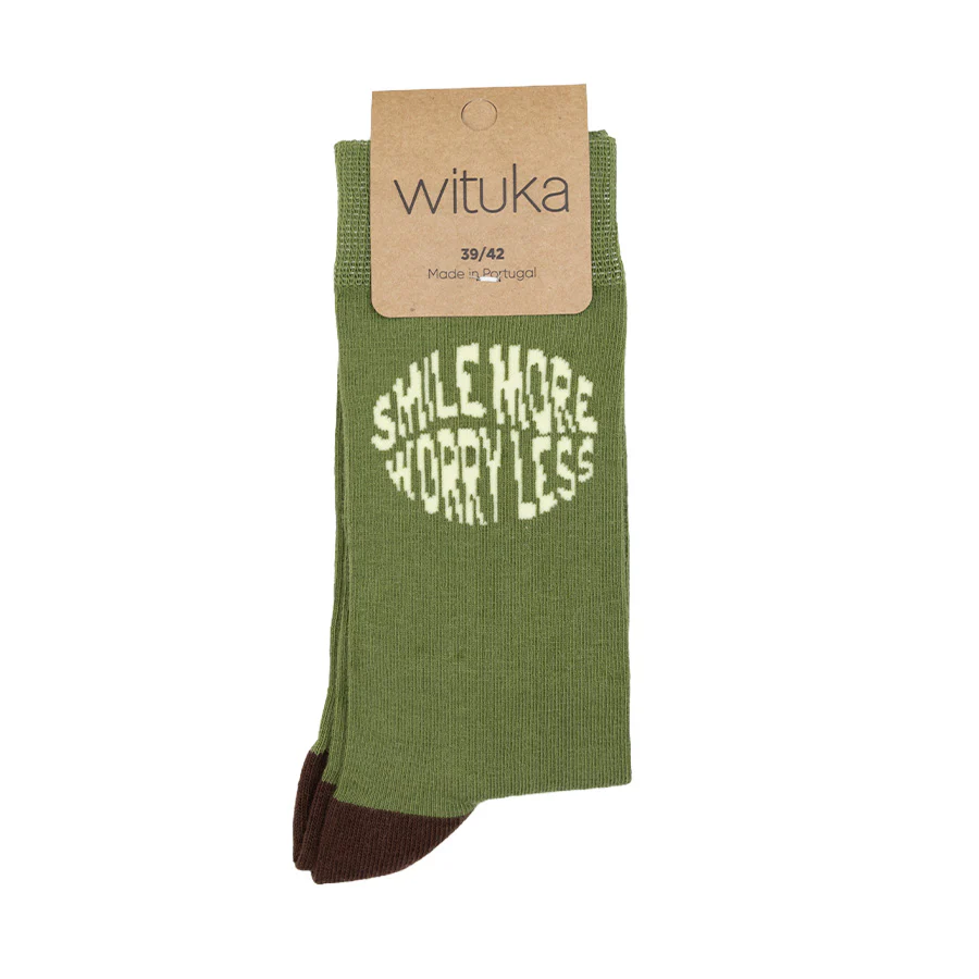 Socks Smile More Worry Less - Image 3