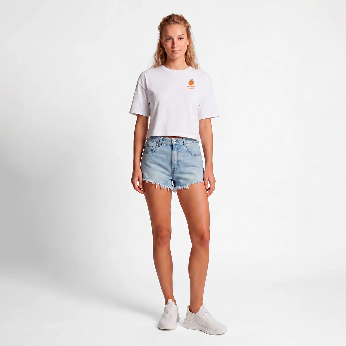 Summer Vibes Cropped Tee - Image 4