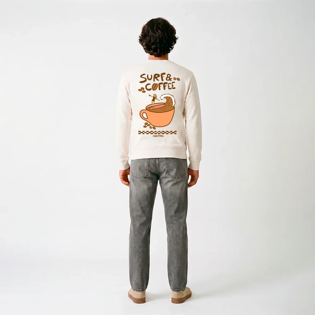 Surf And Coffee Sweatshirt - Image 3