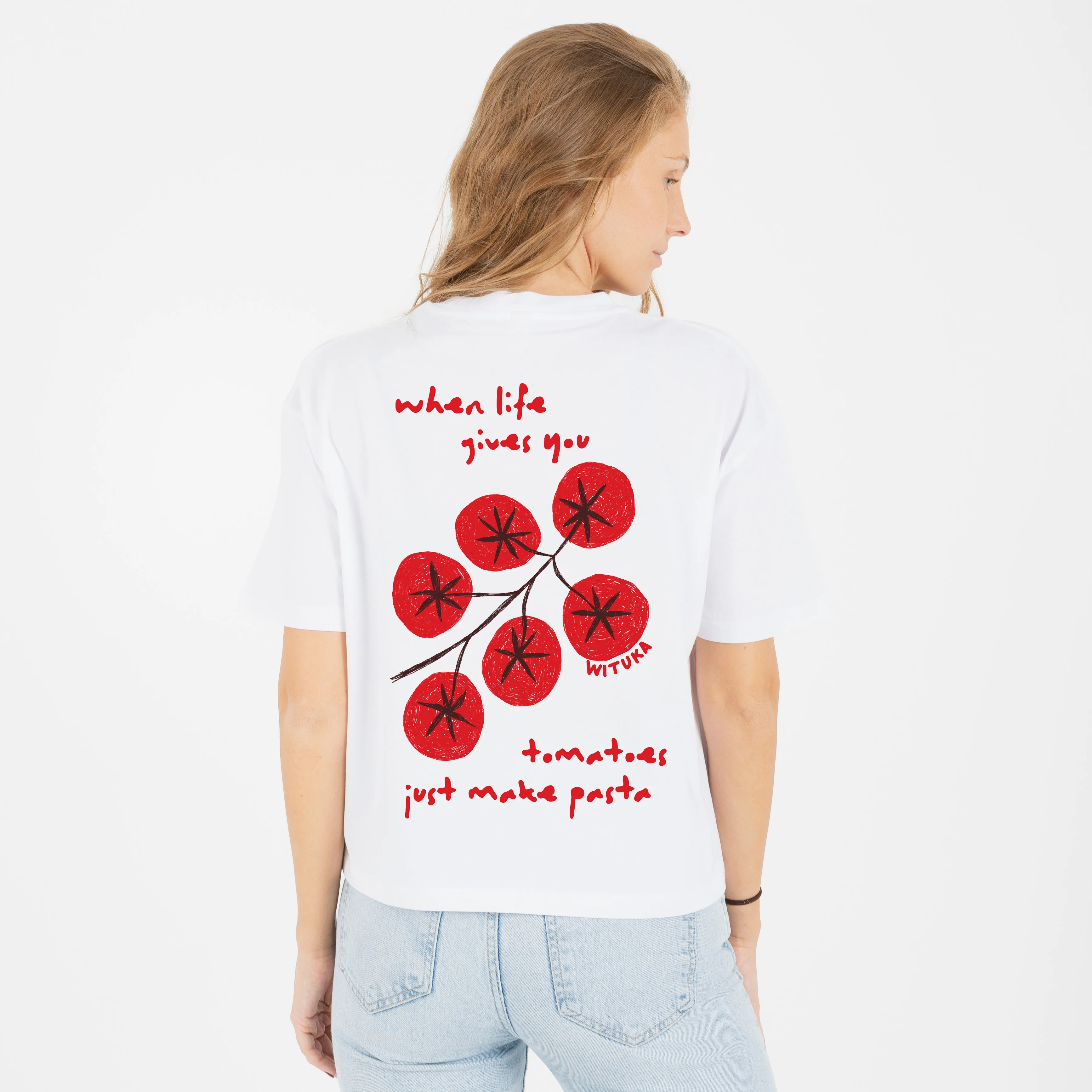 Tomatoes Cropped Tee - Image 3