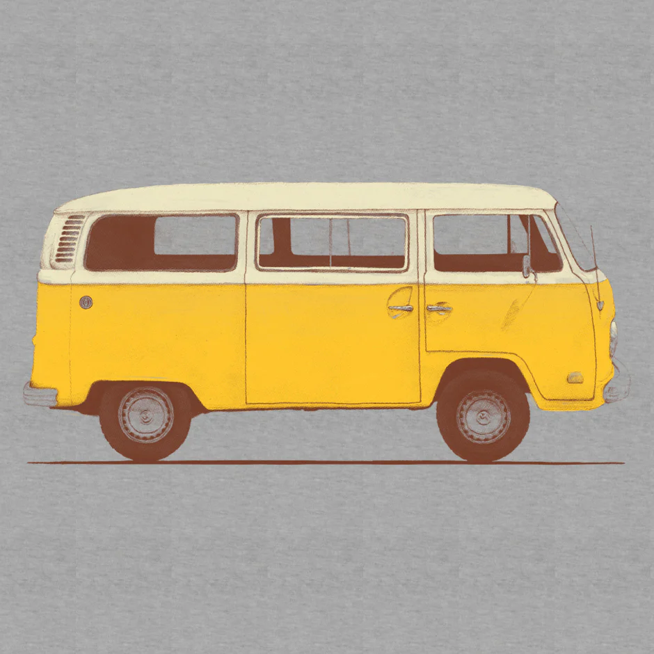 Yellow Van Hoodie - Image 3