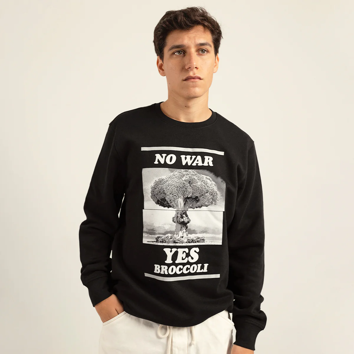 Yes Broccoli Sweatshirt - Image 2